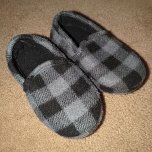 Toddler Plaid Slippers 7-8
